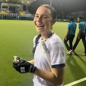 Hoërskool Monument's Hannah Quinton won Player of the Match honours in South Africa's 0-0 draw with eventual champions Australia.