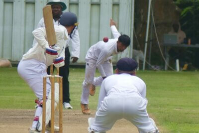 St Alban's were only two wickets down when they passed the century-mark, but DHS fought back strongly to dismiss the Pretoria school for 155.