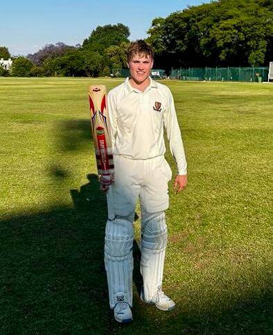 St John's College 1st XI captain Joe Macrobert.