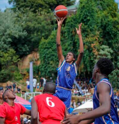 Lusanda Hlongwane was a problem KES couldn't solve in the final of the St John's College Basketball Tournament. Photo: ActionPix.