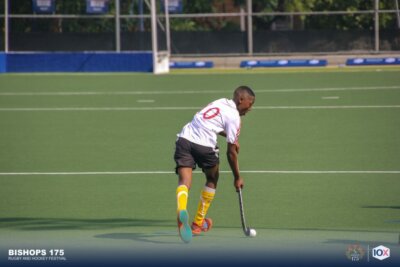 Langa Hockey Club in action against Uplands College during the Bishops 175 Hockey Festival in Cape Town. Photo: Karli Coetzee (Bishops Diocesan College)