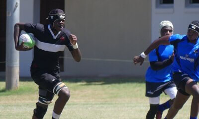 Clifton College's big lock Lukhanyiso Nala in a win over Durban Development. Photo: Brad Morgan.