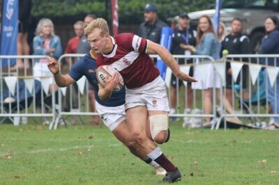 Kearsney's Cameron Veenstra launches a counterattack against Rondebosch. Photo: Hannah Shirley