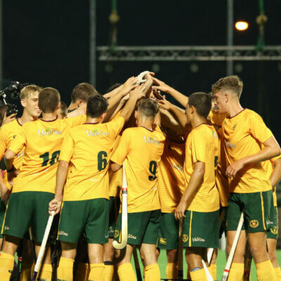 The Paarl Gimnasium team during this year's Belgotex Sport Easter Hockey tournament. Photo Credits: Irma Ferreira SPORT & EVENT Photography