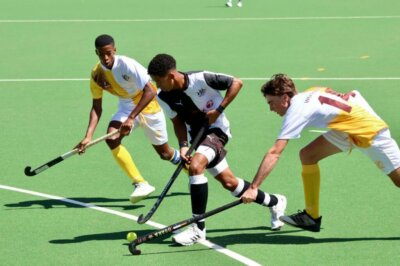 Selborne College in action last month against Woodridge College at the Tony Godding Festival in East London. Photo: Shot by Shani Photography