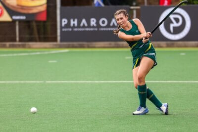 A young Eunice team showed they have made excellent early season progress on the opening day of the St Mary's Hockey Festival. Photo: Hannes Nienaber.