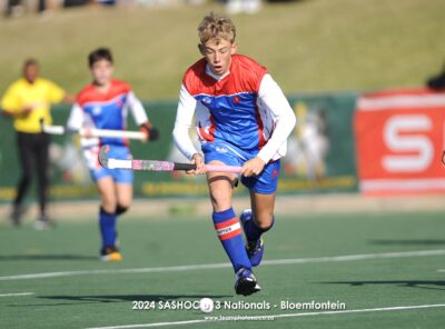 Western Province u13 captain, Nathan Phillips leading from the front. Phillips scored 13 goals during the tournament to help his side to Gold. Photo credits: TeamPhotoSA