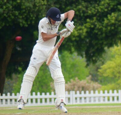 The KES bowlers made good use of the conditions to challenge the Hilton batsmen throughout, and in the end dismissed the home team for less than 100.