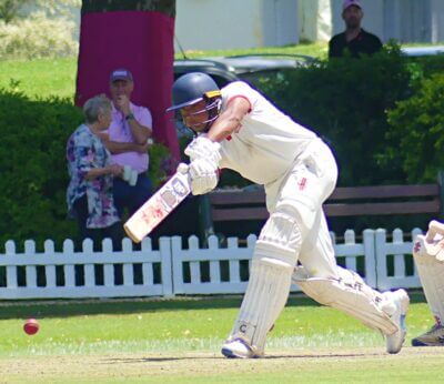 Cival Rugbar was Michaelhouse's top scorer, making 43 runs. Photo: Brad Morgan.