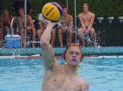 Greg Pryce was a key member of the Central Gauteng team that finished second at the 2023 Schools Water Polo South Africa Inter-Provincial Tournament, where he was named the Defender of the Tournament. Photo: Brad Morgan.