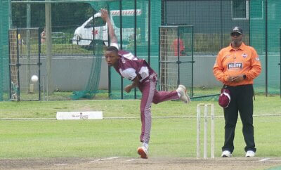 When the chips were down, Litha Gonya came through for Kearsney in their eliminator against St Charles. Photo: Brad Morgan.