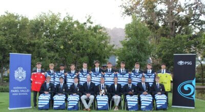 Parel Vallei boys hockey side at their capping ceremony ahead of the 2025 season. Photo: Supplied
