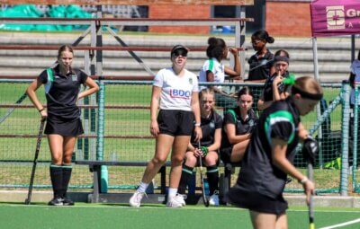 Pearon u16B coach , Abby Fouche on the sidelines during the u16 Investec Tournament. Photo: Supllied by Pearson High