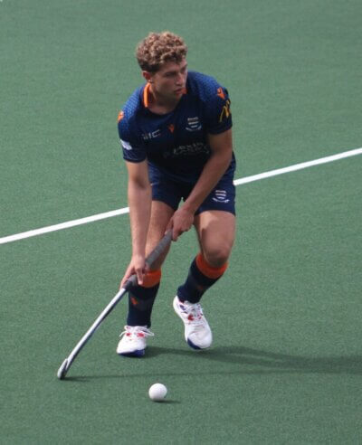 Grey College skipper, Andrew Koupis was on song for his side on day two of the Nomads Hockey Festival. Photo: Supplied