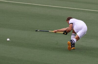 Xavier Elsin led Hilton College to two wins on the opening day of the Nomads Hockey Festival. Photo: Ziyaad Solomons