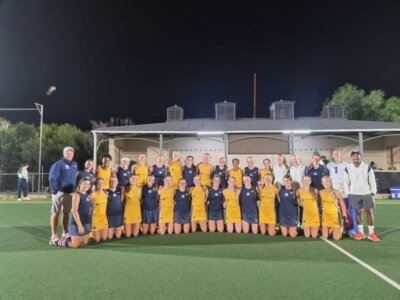 Menlopark squared off with Oranje in the first edition of the Hyundai Friday Night Lights. Photo: Supplied by Menlopark