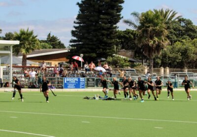 The Pearson u16A girls team celebrating after winning on penalty shootouts against Clarendon. Photo: supplied by Pearson High on Facebook