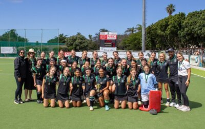 The u16A and u16B Pearson teams after winning the u16 Investec Tournament. Photo: supplied by Pearson High on Facebook
