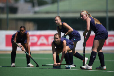 Paarl Girls High began life under new coach, Marc Landman, in style at the Spar Hockey Festival. Photo: Khulani Media