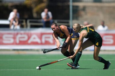 Fairmont were given a run for their money by Durbanville at the Spar Hockey Festival. Photo: Khulani Media