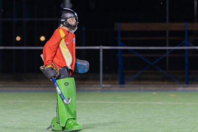 Rhenish goalkeeper, Jasmine Aitken has played over 150 matches for her school. She will be crucial for the side at the St Mary's Hockey Festival. Photo: Rhenish Girls' High School