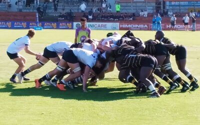 St Stithians College and Queen's College fought out a 13-13 draw in the opening match of the Standard Bank Grey High Rugby Festival. Photo: supplied.