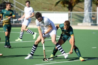 Paarl Gimnasium and St Stithians College both qualified for the Hibbert Shield qurtefinals on day two in Gqeberha at Grey High School. Photo: Irma Ferreira SPORT & EVENT photography 