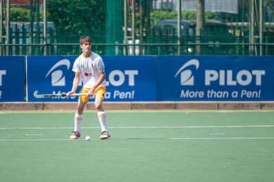 Helpies skipper, Juandré Verwey was in action for his side at the ISHF. Photo: Supplied