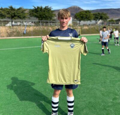 Reddam House Constantia captain Joe Gitlin scored his 100th goal for his school in their 5-1 win over DF Malan on Saturday morning. Photo: Dale Holmes