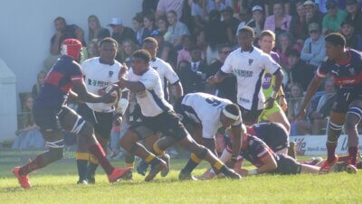 DHS, as they always do, delivered a committed, physical challenge. Photo: Brad Morgan.