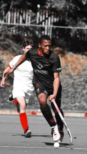 On the charge for Parktown Boys' High. Photo: 