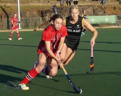 Captain Abigail Holderness set the tone as Eastern Province A bagged two wins on the opening day of the 2025 SASHOC ational Week. Photo: Brad Morgan.