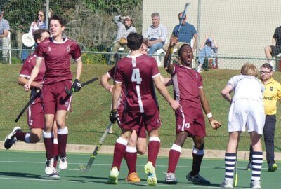 Ata Mazibuko snatched a late winner for Kearsney, who delighted in scoring an upset win ober their high-flying opponents on Founders Day. Photo: Brad Morgan.