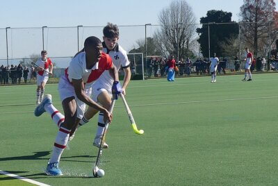 Thandanani Zuma shone in midfield for Michaelhouse and scored the visitor's opening goal. Photo: Brad Morgan.