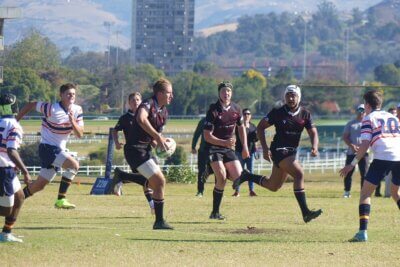 Clifton College played some excellent running rugby and scored a number of eye-catching long range tries. Photo: Brad Morgan.