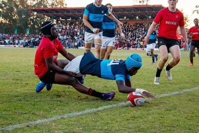 A try right at the death saw St Andrew's College to victory over Kingswood in a heart-stopping K-Day thriller. Photo: St Andrew's College on Facebook.
