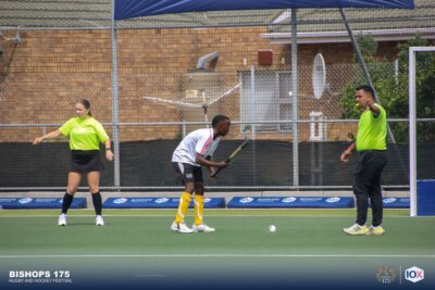 Bekapi in action for the Langa Hockey Club. Photo: Bishops175 Festival