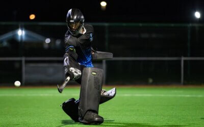 Luan Bornman was in action for Paarl Boys' High at the Cape Town International Hockey Tournament. Photo: Enhanced Sports Media (ES MEDIA)