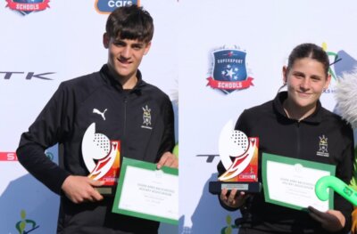 Siblings, Luc and Charley-Rose Boyall both represented the KZN Coastal u16A teams at the 2025 SASHOC National Week. Photo: TeamPhotoSA