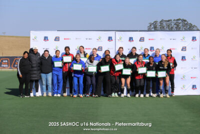 The u16A girls team set to represent South Africa at the Allistar Fredericks Africa Challenge in August against Zimbabwe in Johannesburg. Photo: TeamPhotoSA