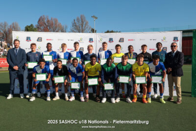 Luken Brunette is pictured with the rest of his SA u18A squad members for 2025. Photo: TeamPhotoSA