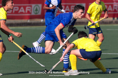 Western Province A managed a 5-1 victory against Southern Gauteng A on day three of the SASHOC National Week at Maritzburg College on Wednesday. Photo: TeamPhotoSA