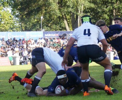 DHS comfortably beat Monument at the Kearsney Easter Rugby Festival, and Monnas thumped Jeppe, but Saturday's showdown in Johannesburg is likely to be a tightly contested clash. Photo: Brad Morgan.