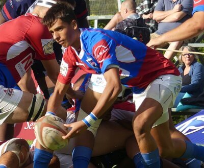 Hoërskool Framesby came up just short in their attempt to claim a fourth straight win over Grey High School. Photo: Brad Morgan.