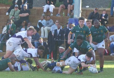 After being kept off the board for 45 minutes, Northwood, at last, were on the scoreboard through a try from Jed Mun-Gavin. Photo: Brad Morgan.