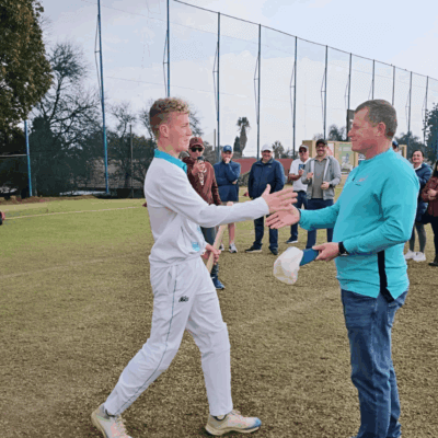 Van Zyl notches up century in 100th cap to lead Ysbere to victory