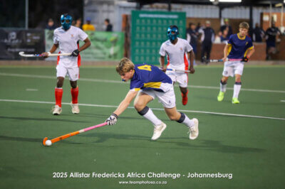 Stephan Malan was on the scoresheet again on day two of the Allister Fredericks Africa Challenge. Photo: TeamPhotoSA