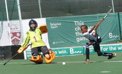 Bonisanani on the attack against Hillcrest Primary, but Hillcrest came away with a 4-2 win. Photo: Brad Morgan. 