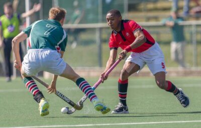 Maritzburg College and Pretoria Boys High shared the 1st team honours on Pape's Astro on Saturday. Photo: Justin Waldman Sports Photography.