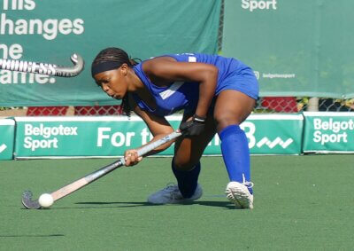 St Mary's DSG, Kloof, was clearly the class of the field as they cruised to victory in the Kearsney Hockey 5s, powered by Belgotex Sport. Photo: Brad Morgan.